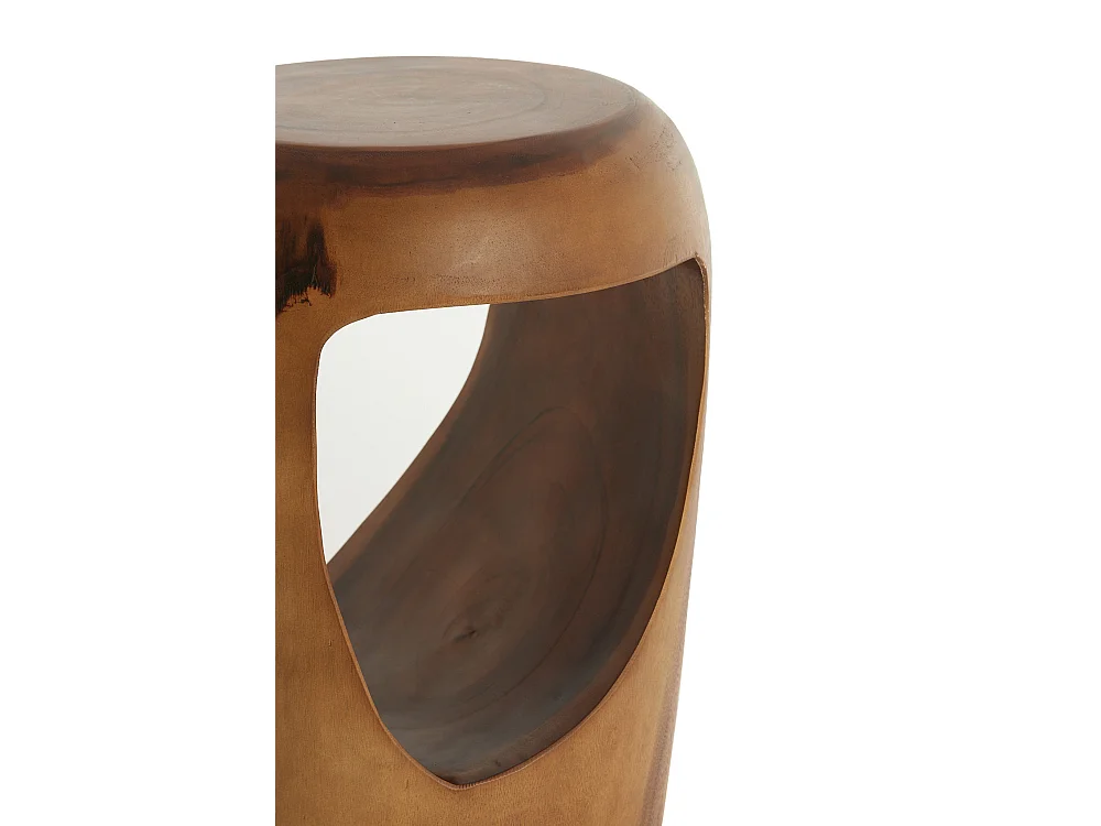 Light & Living - MORRITO Beistelltisch - Ø35x45 cm - Braun