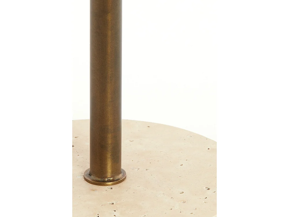 Table d'appoint CIVITA - Ø41x53 cm - Marron