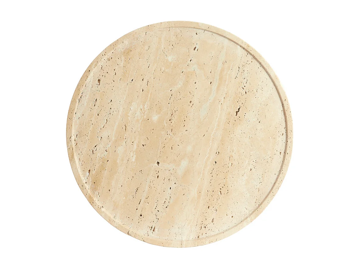 Table d'appoint CIVITA - Ø41x53 cm - Marron