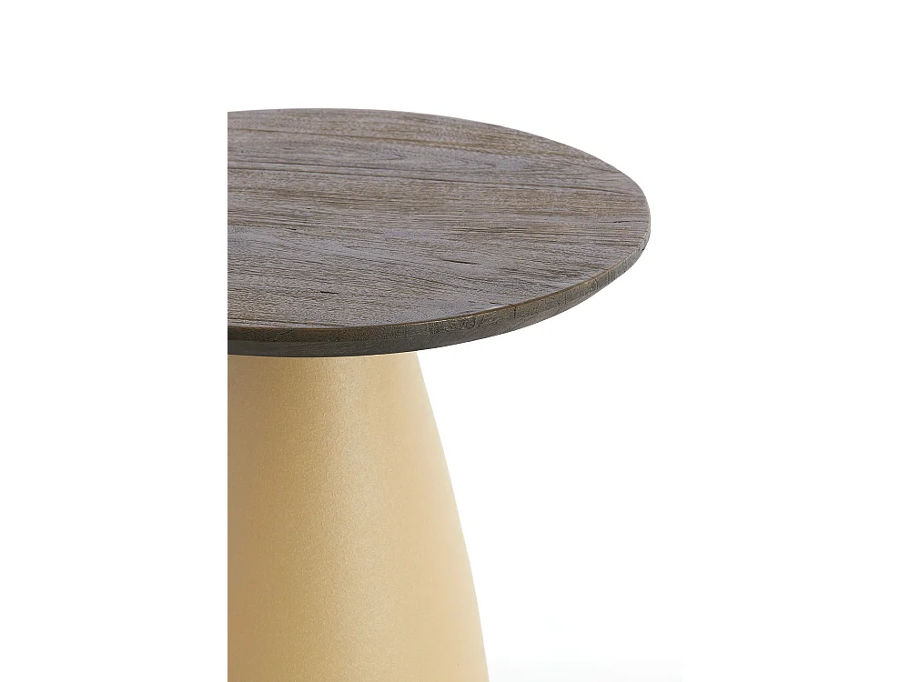 Table d'appoint OCANA - Ø45x50 cm - Marron