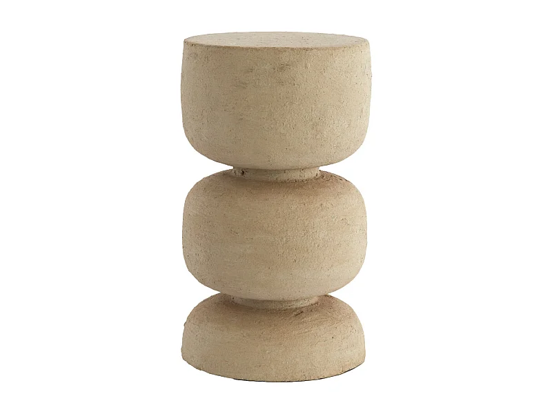 Light & Living - JALON Beistelltisch - Ø29x31 cm - Weiß