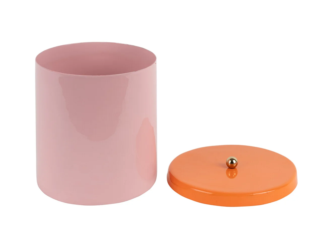 Doppelte Funky Aufbewahrungsbox und Korb - 14x14x14 cm - Rosa