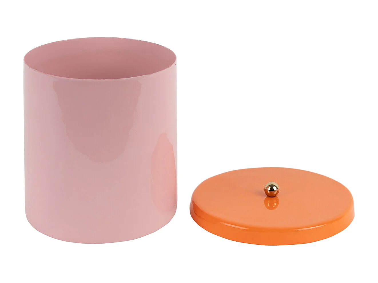 Doppelte Funky Aufbewahrungsbox und Korb - 14x14x14 cm - Rosa