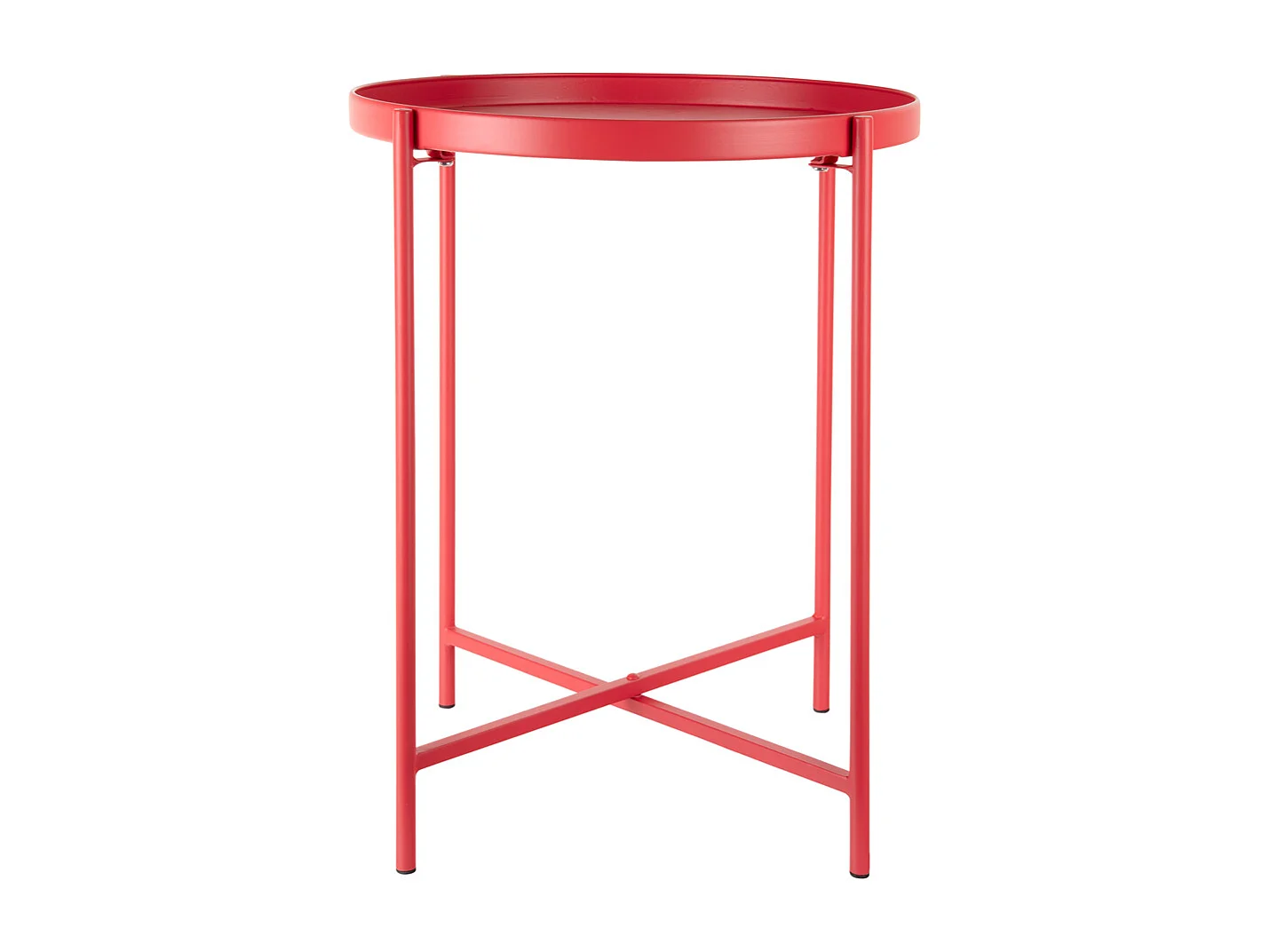 Bijzettafel Meseta  - 40x40x49 cm - Rood