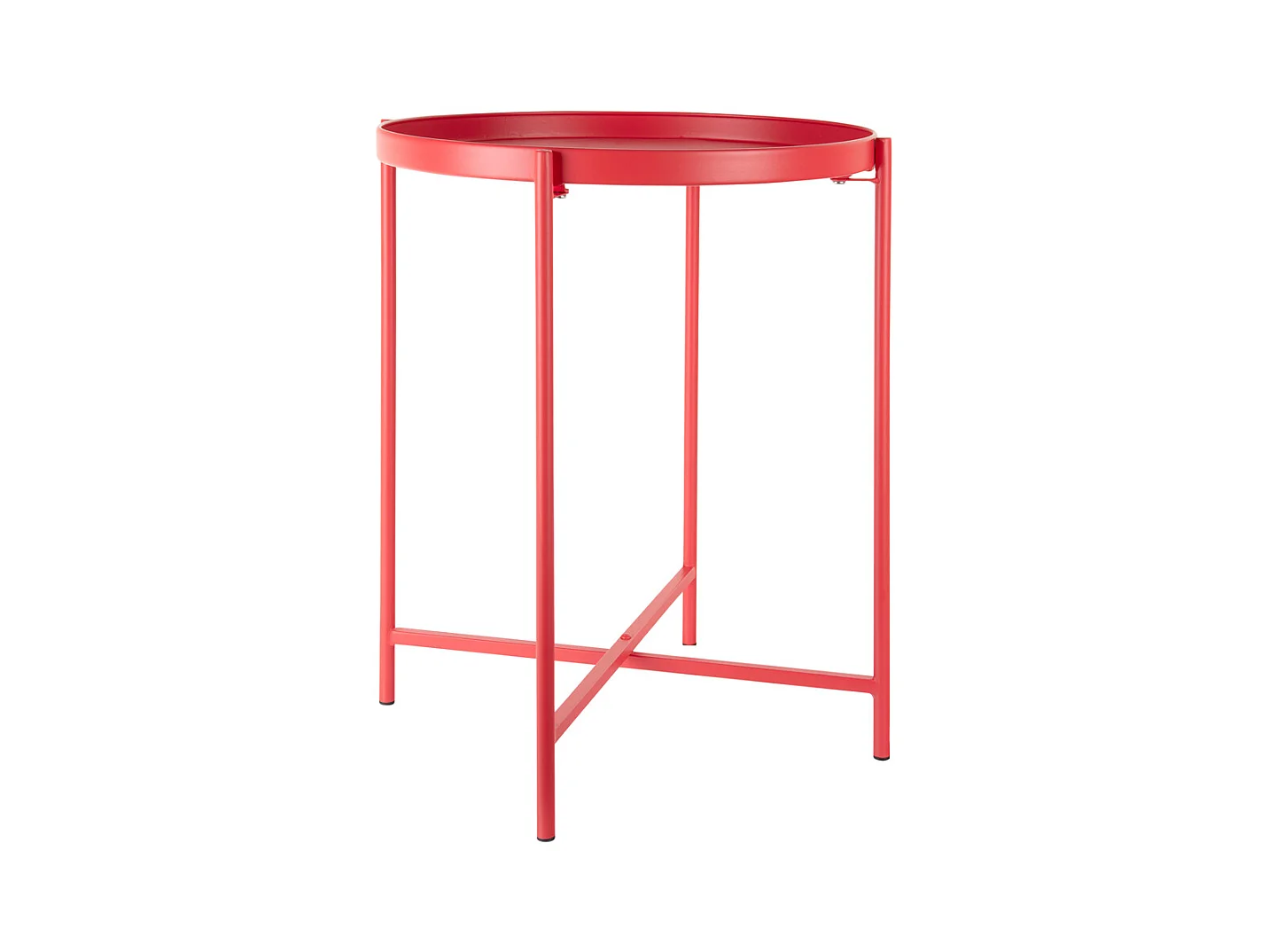 Bijzettafel Meseta  - 40x40x49 cm - Rood