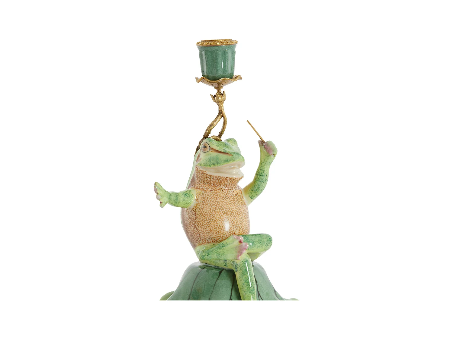 Bougeoir FROG - Ø15x24 cm - Vert