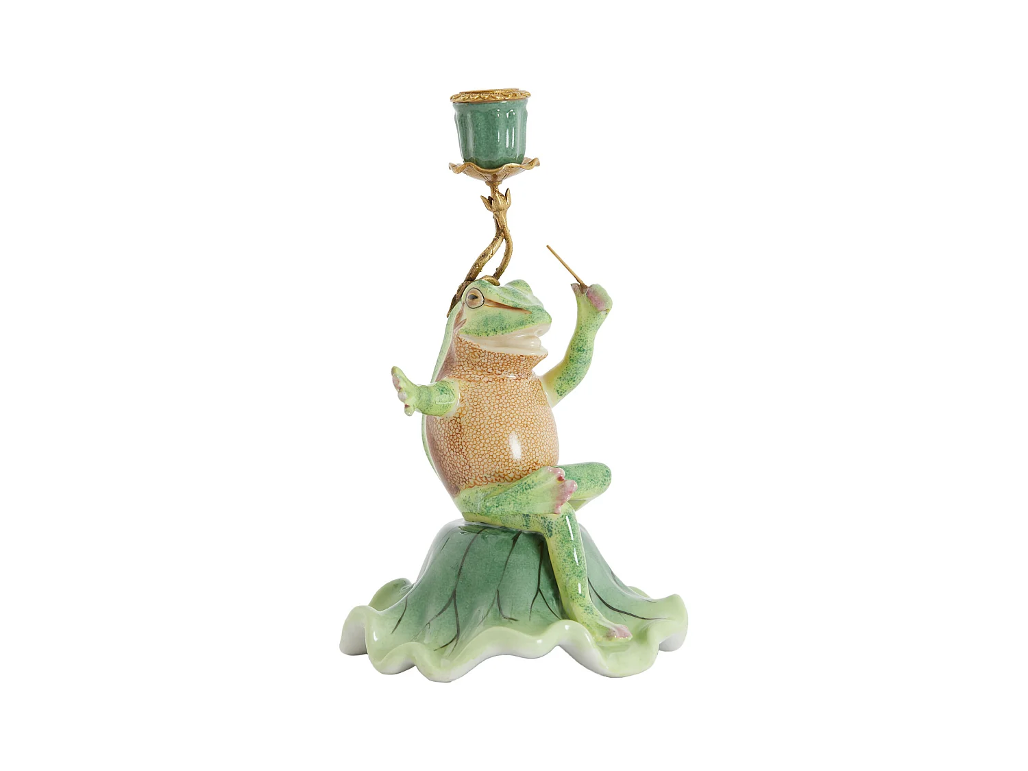 Bougeoir FROG - Ø15x24 cm - Vert