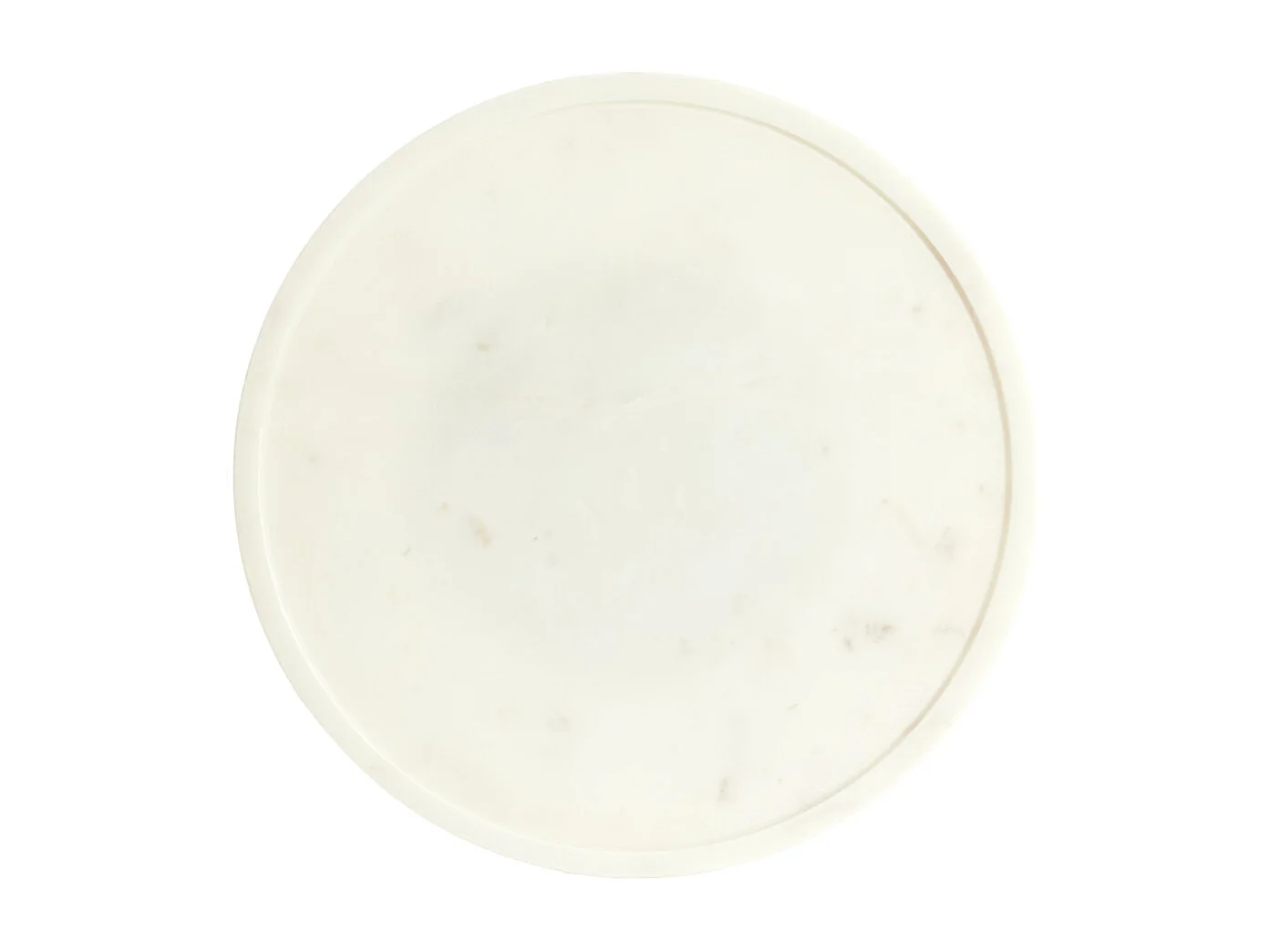 Table d'appoint CIVITA - Ø37x49 cm - Blanc