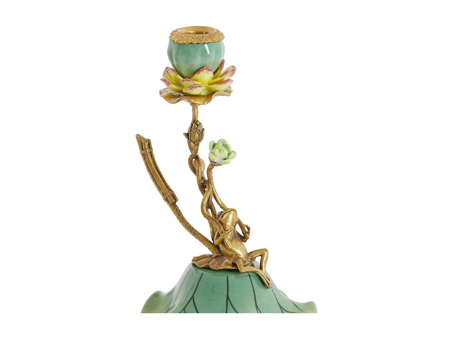 Bougeoir FROG - 17x15x25 cm - Vert