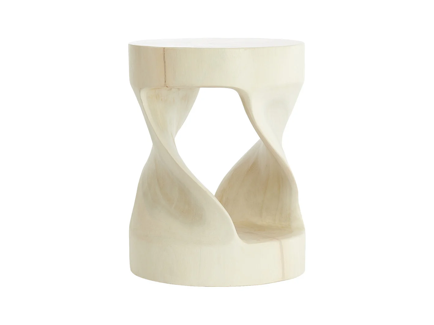 Table d&#039;appoint LOVAGO - Ø35x45 cm - Marron