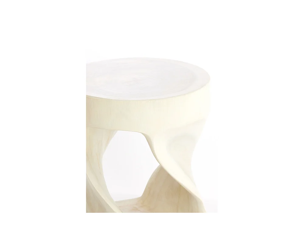 Table d&#039;appoint LOVAGO - Ø35x45 cm - Marron