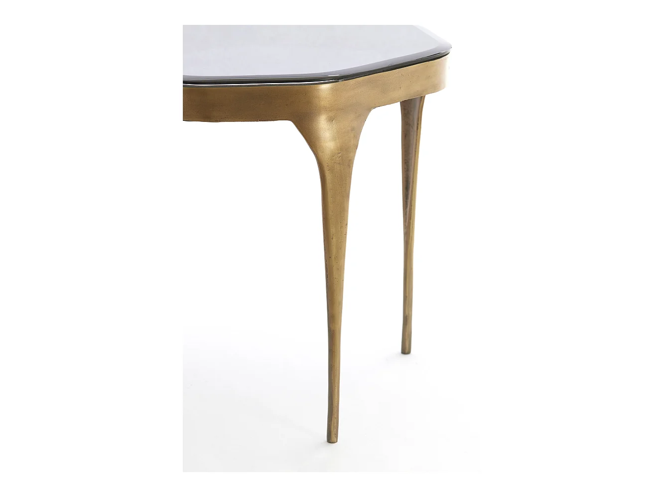 Bijzettafel AVI - 50x45.5x50 cm - Grijs - Set van 2