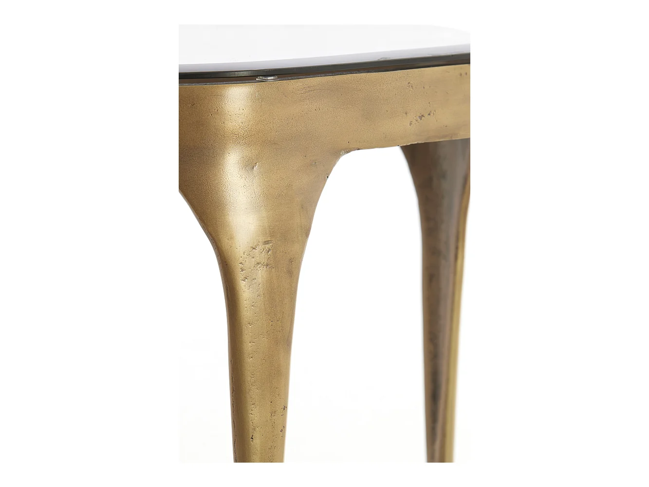 Bijzettafel AVI - 50x45.5x50 cm - Grijs - Set van 2