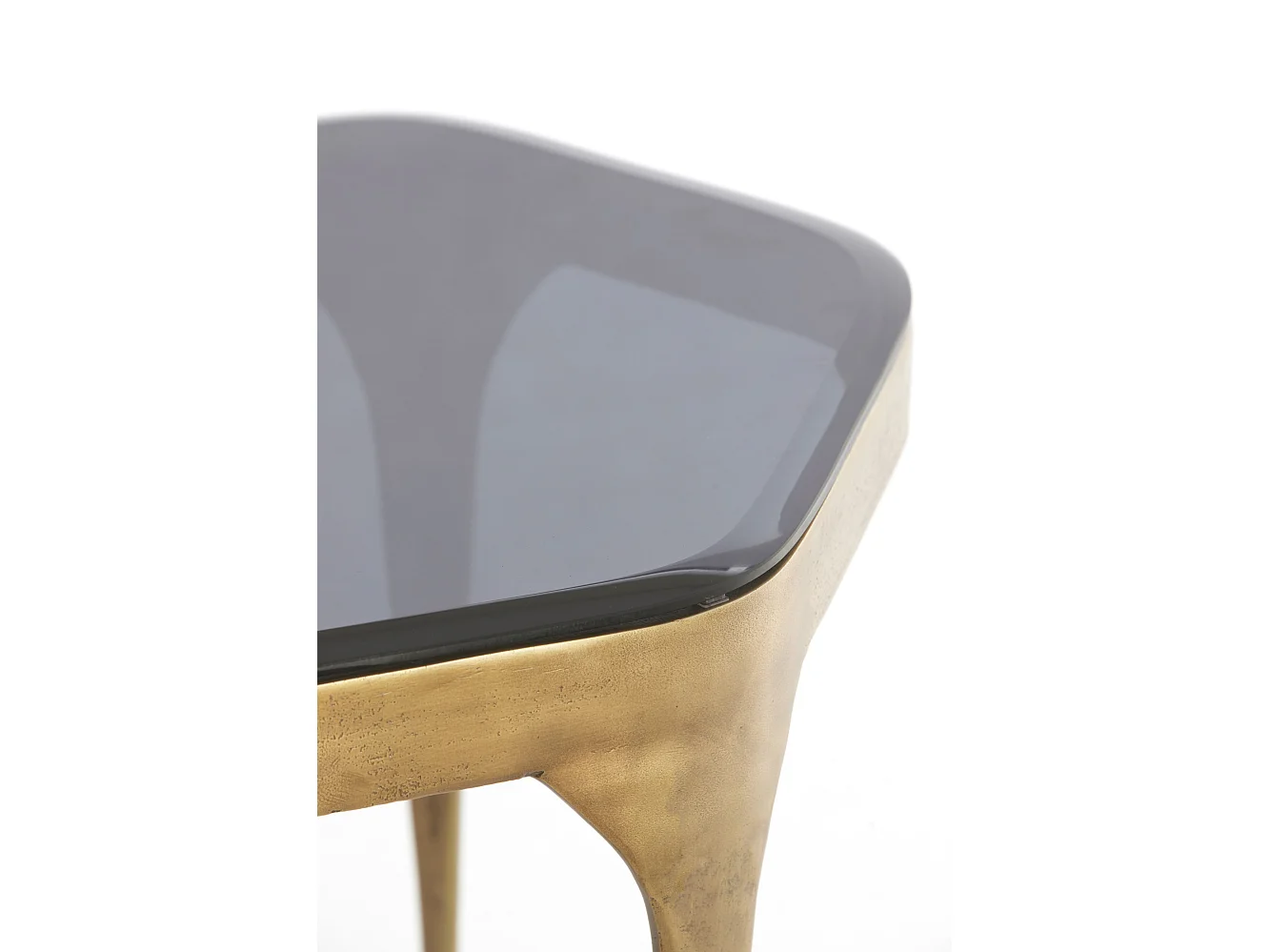 Table d&#039;appoint AVI - 50 x 45,5 x 50 cm - Gris - Lot de 2