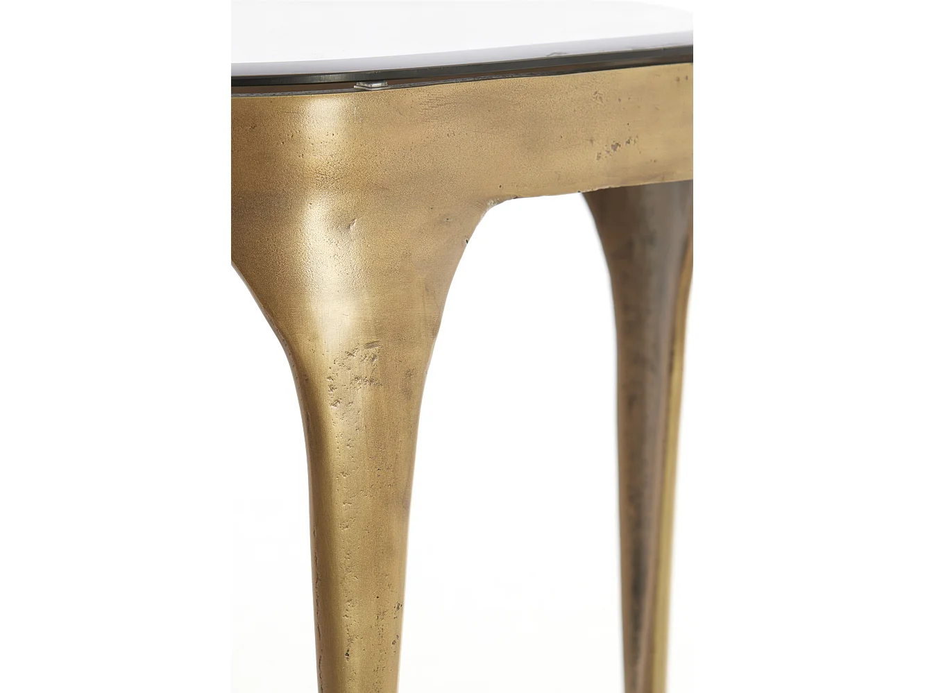 Table d&#039;appoint AVI - 50 x 45,5 x 50 cm - Gris - Lot de 2