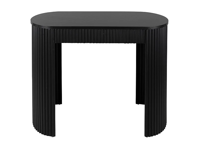 Bijzettafel Estriado  - 100x40x76.5 cm - Zwart