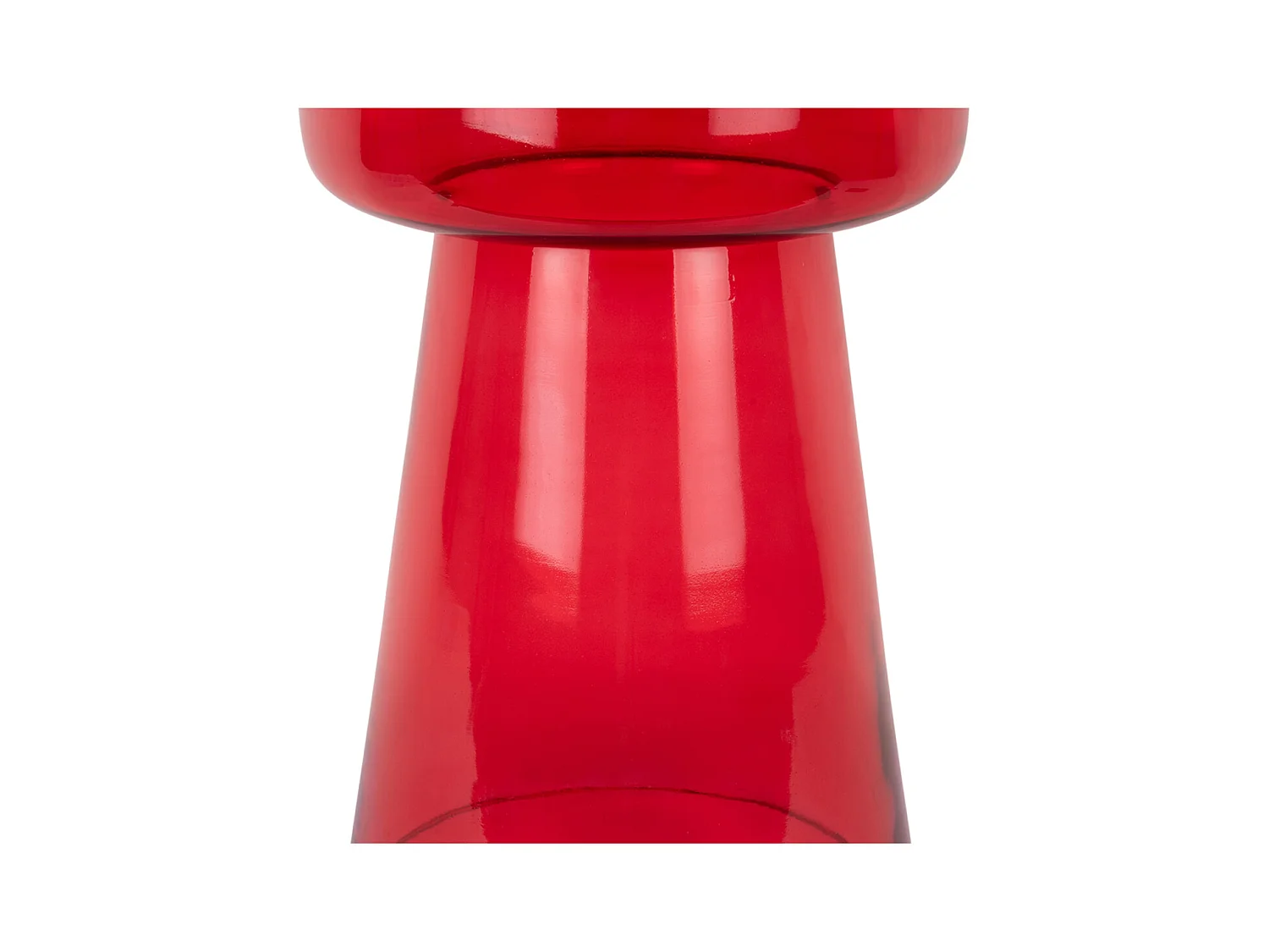 Table d'appoint Corcho - 30x30x50 cm - Rouge