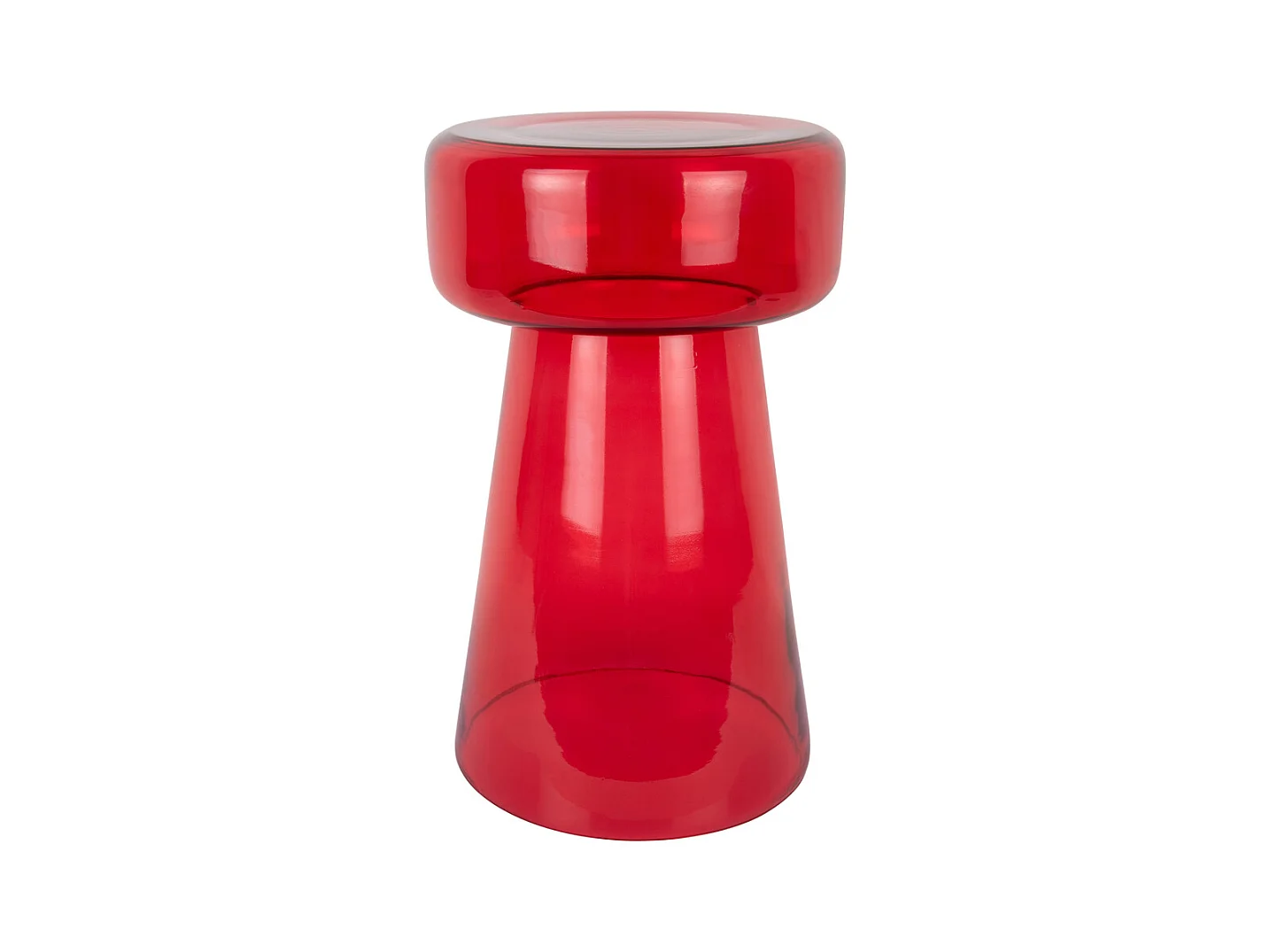 Corcho Beistelltisch - 30x30x50 cm - Rot