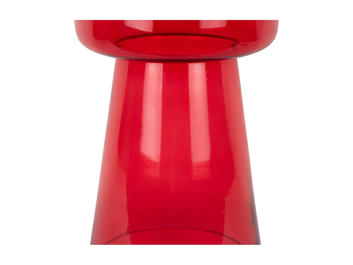 Table d'appoint Corcho - 30x30x50 cm - Rouge