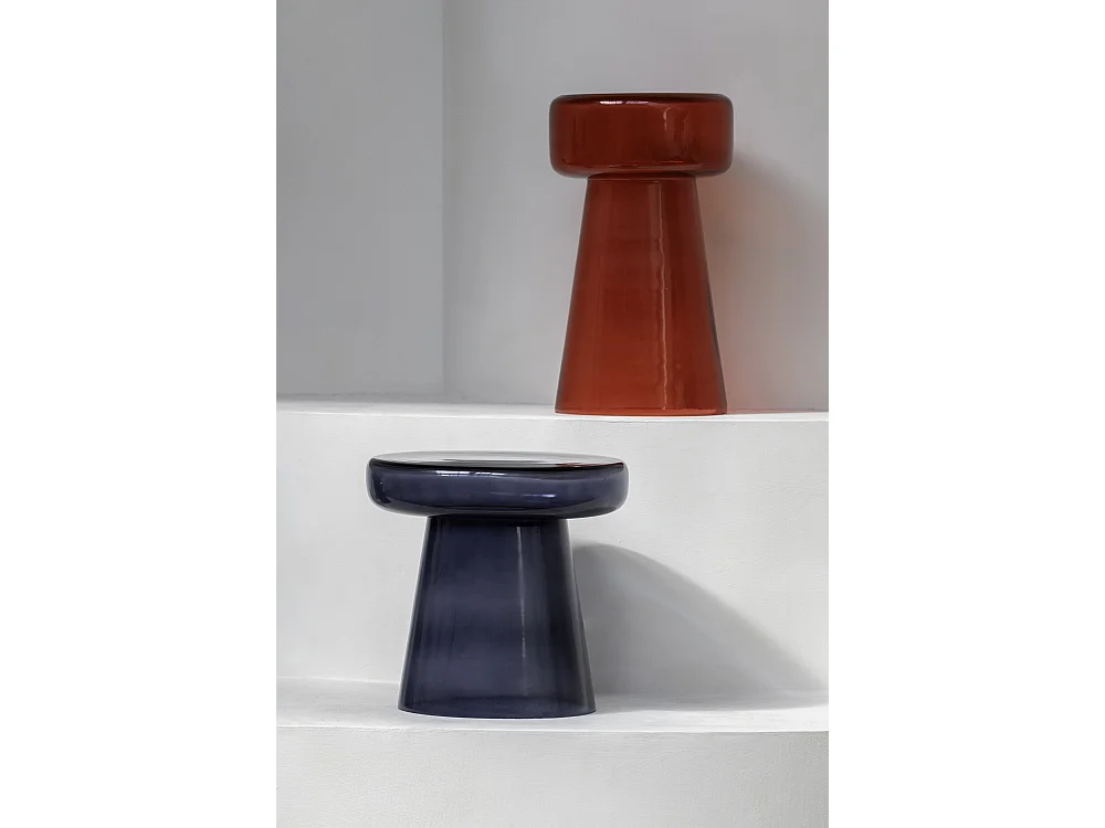 Table d'appoint Corcho - 30x30x50 cm - Rouge