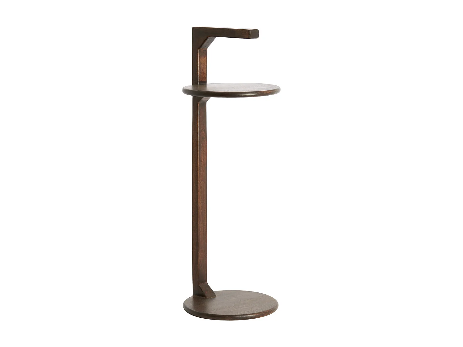 Table d'appoint DELMINO - Ø26x77 cm - Marron