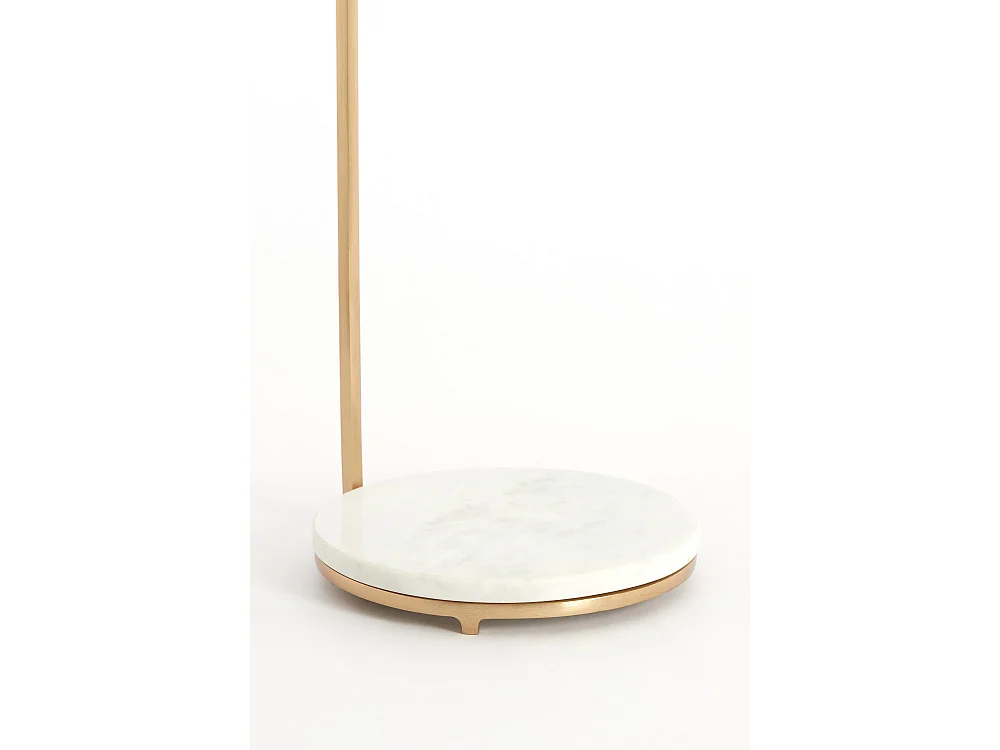Table d'appoint LEDA - Ø26x76 cm - Blanc