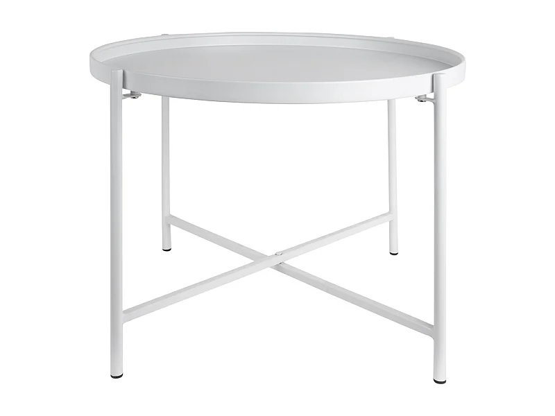 Meseta Beistelltisch - 50x50x38,5 cm - Weiß