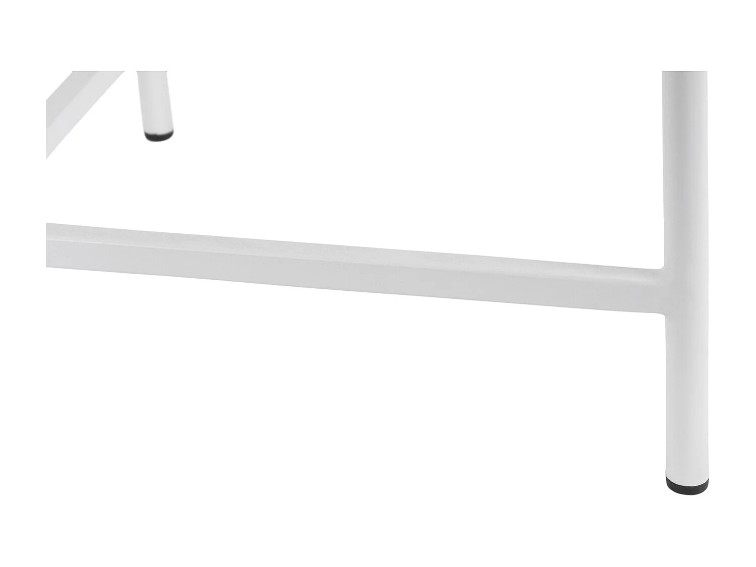 Table d'appoint Meseta - 50x50x38,5 cm - Blanc