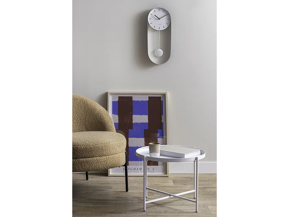 Table d'appoint Meseta - 50x50x38,5 cm - Blanc