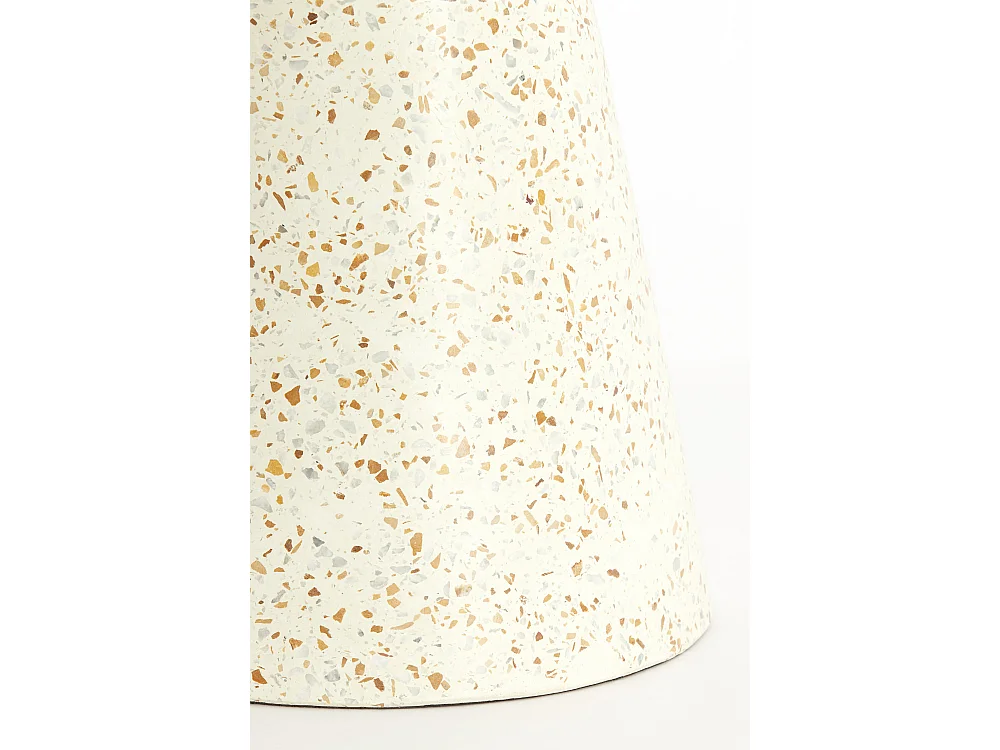 Table d'appoint SELLA - Ø32x47 cm - Blanc