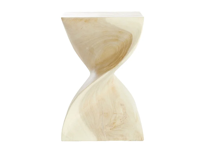 Table d&#039;appoint MUHAN - Ø30x45 cm - Marron