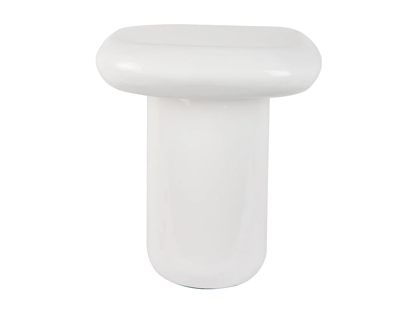 Table d'appoint Roca - 40x40x45 cm - Blanc