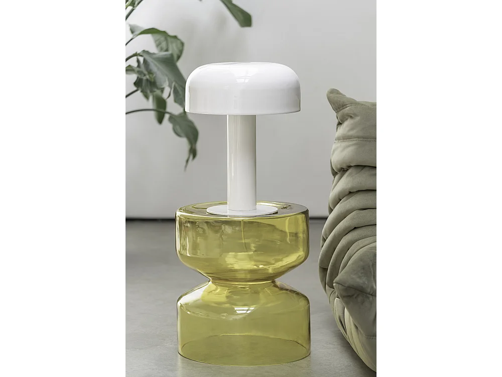 Table d'appoint Doble - 35x35x41 cm - Jaune