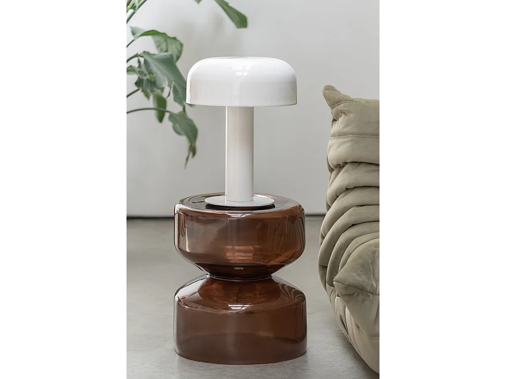 Table d'appoint Doble - 35x35x41 cm - Marron