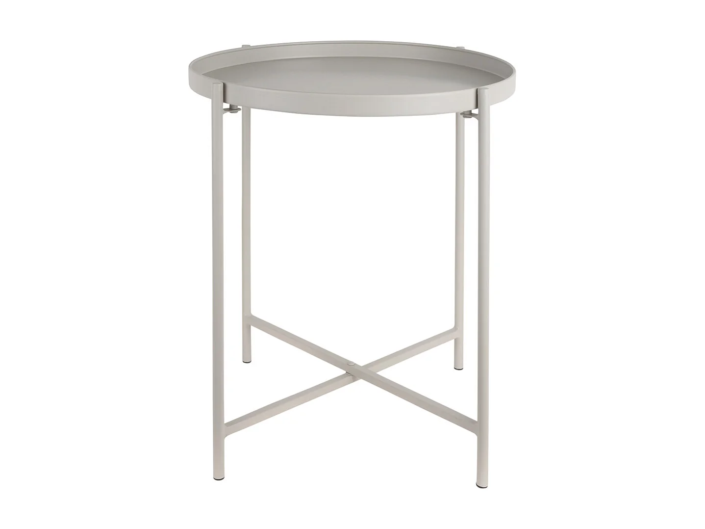 Table d'appoint Meseta - 40x40x49 cm - Gris