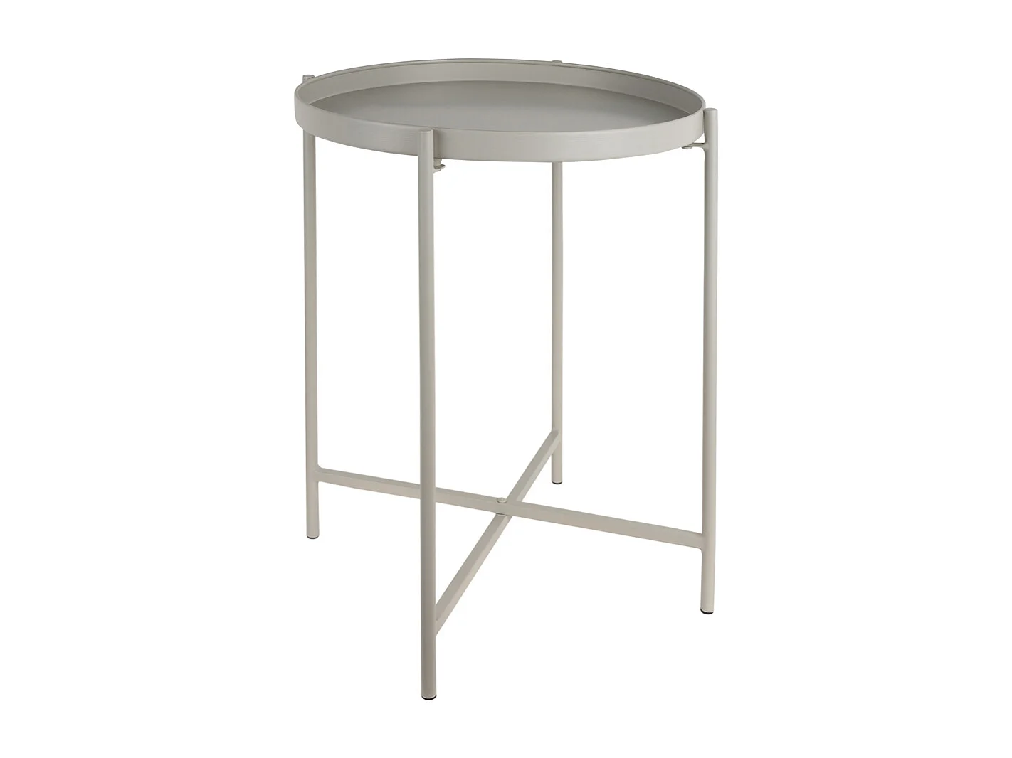 Table d'appoint Meseta - 40x40x49 cm - Gris