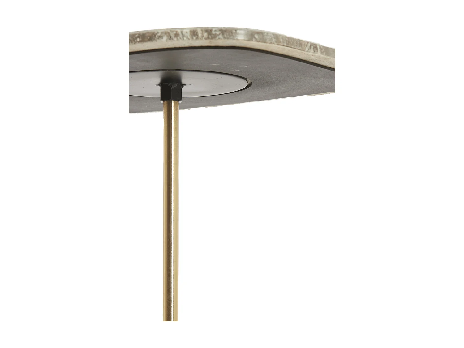 Table d'appoint GIA - Ø37,5x59,5 cm - Marron - Lot de 2