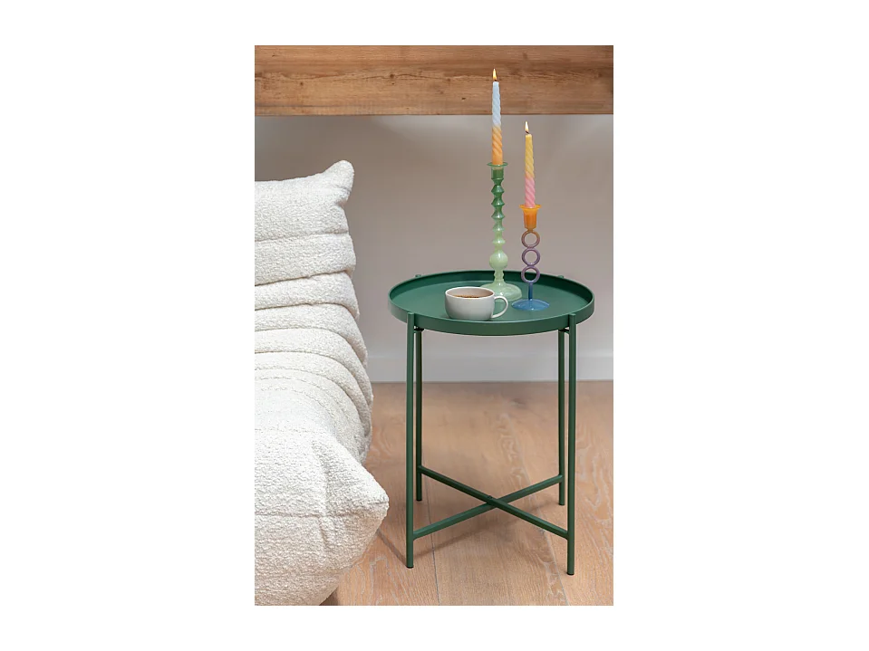 Meseta Beistelltisch - 40x40x49 cm - Grün