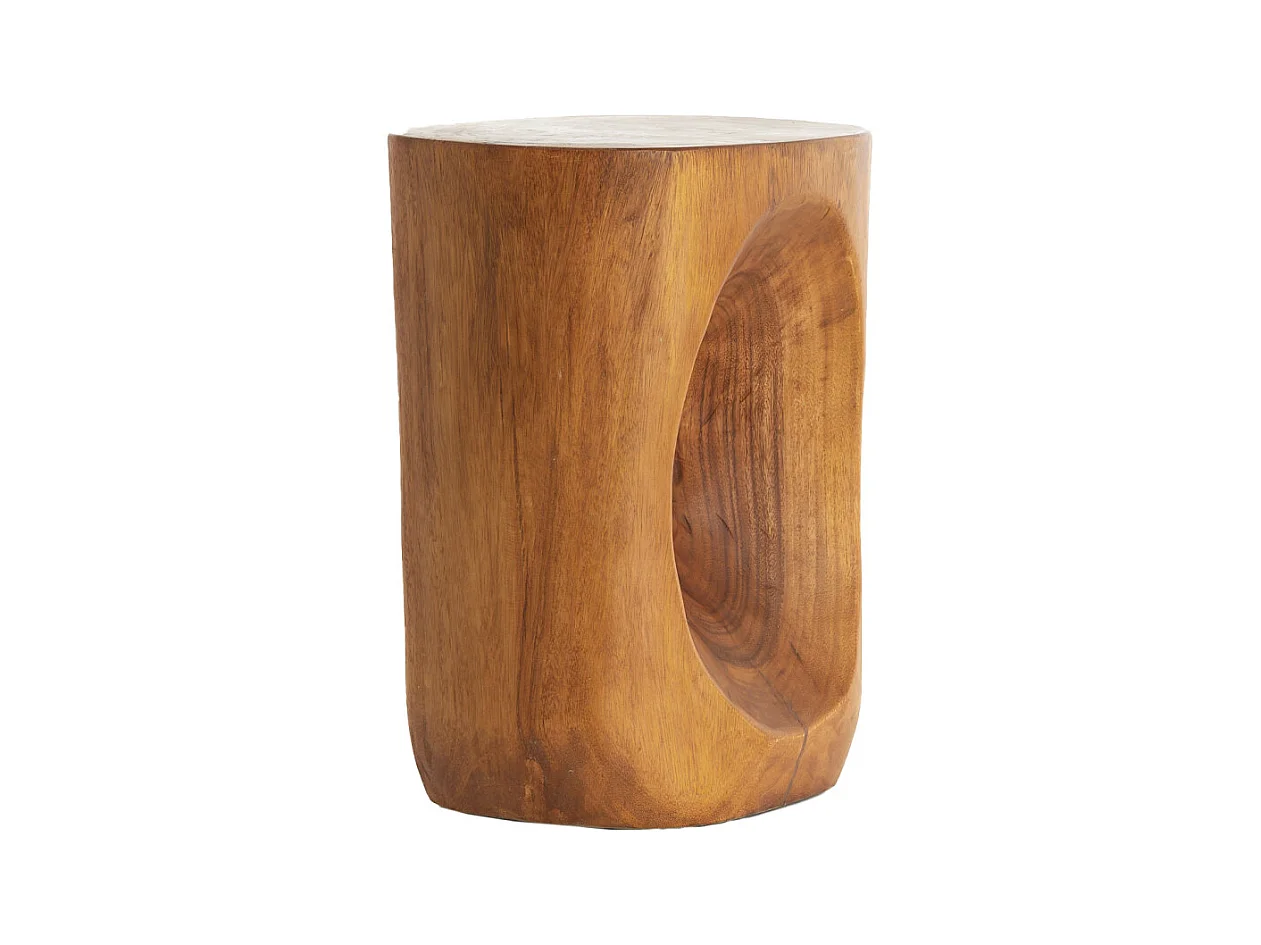 Table d&#039;appoint MORILO - 35x29x46 cm - Marron