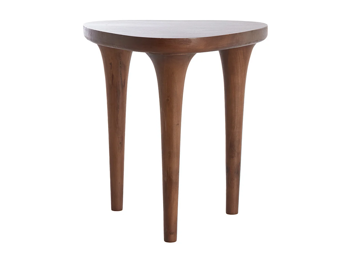Table d'appoint ZULIO - Ø48x50 cm - Marron