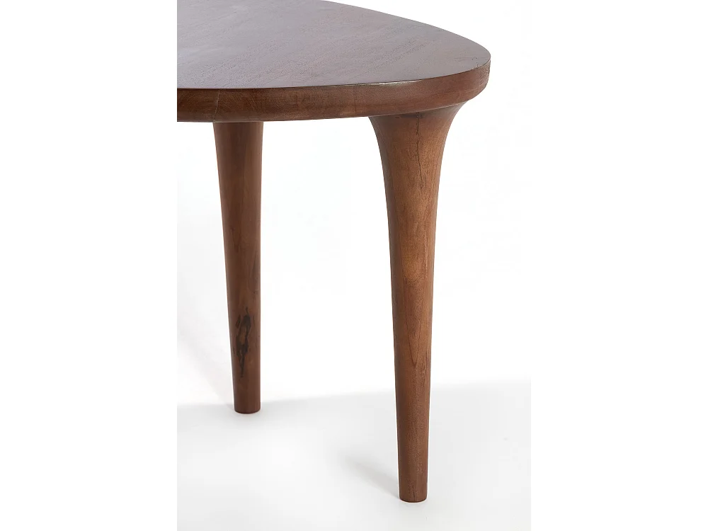 Table d'appoint ZULIO - Ø48x50 cm - Marron