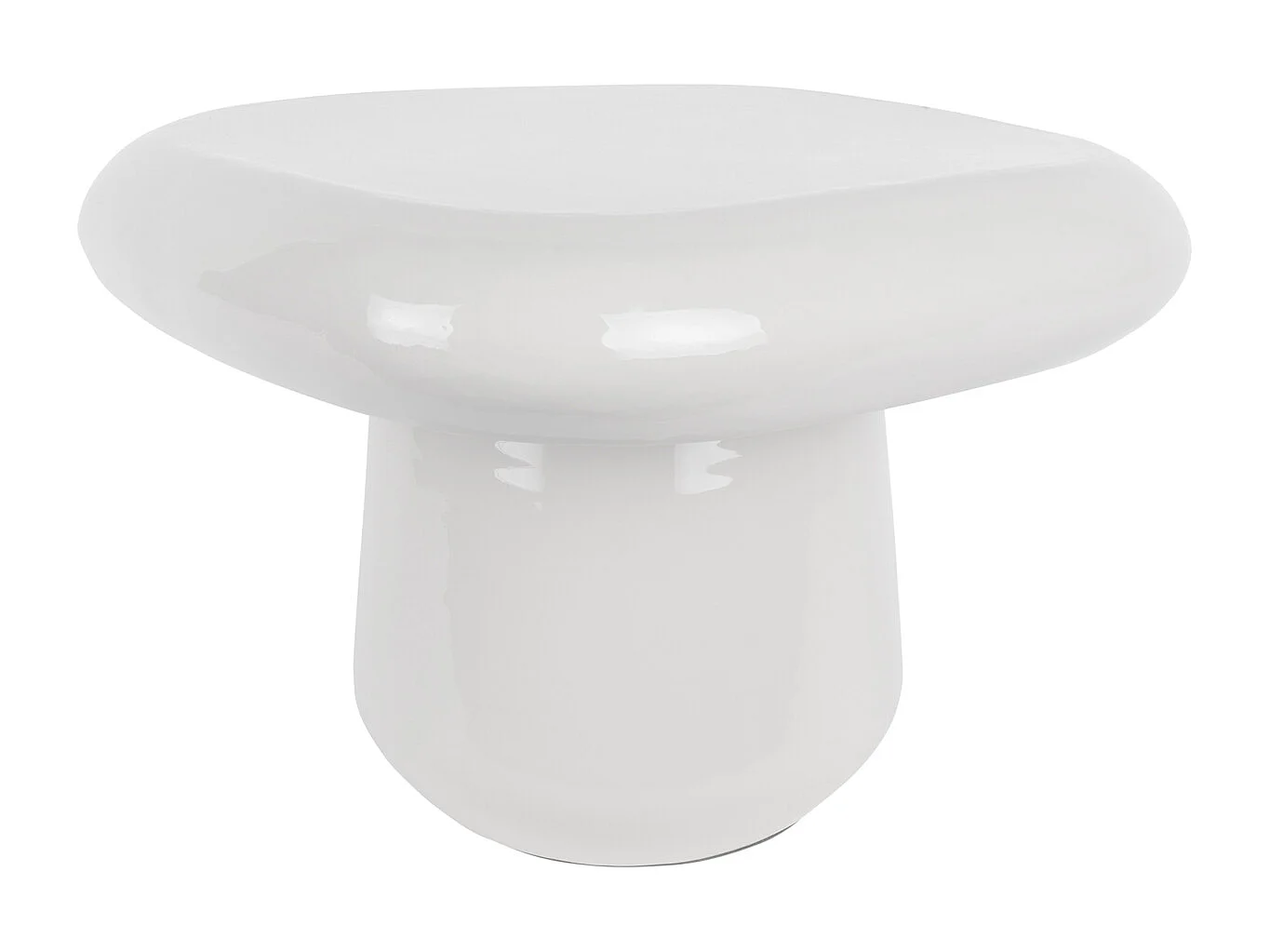 Table d'appoint Roca - 49x49x36 cm - Blanc