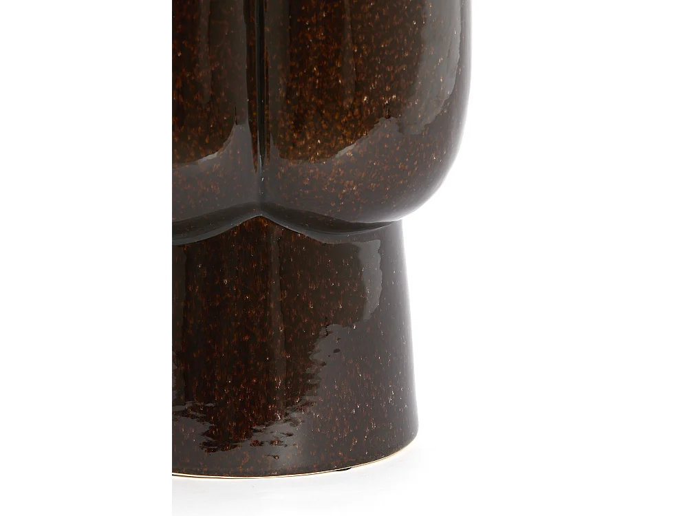 Table d'appoint JUNTO - Ø34,5x45 cm - Marron