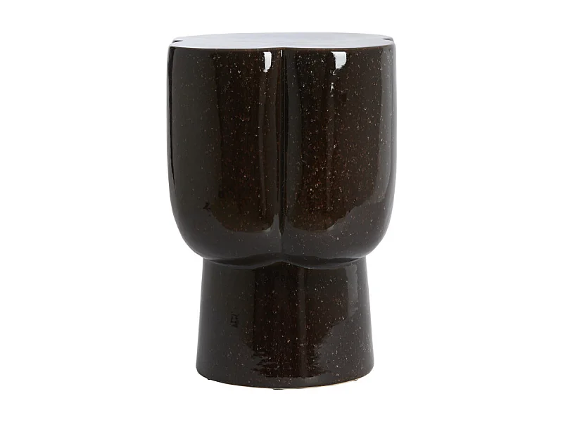 Table d'appoint JUNTO - Ø34,5x45 cm - Marron