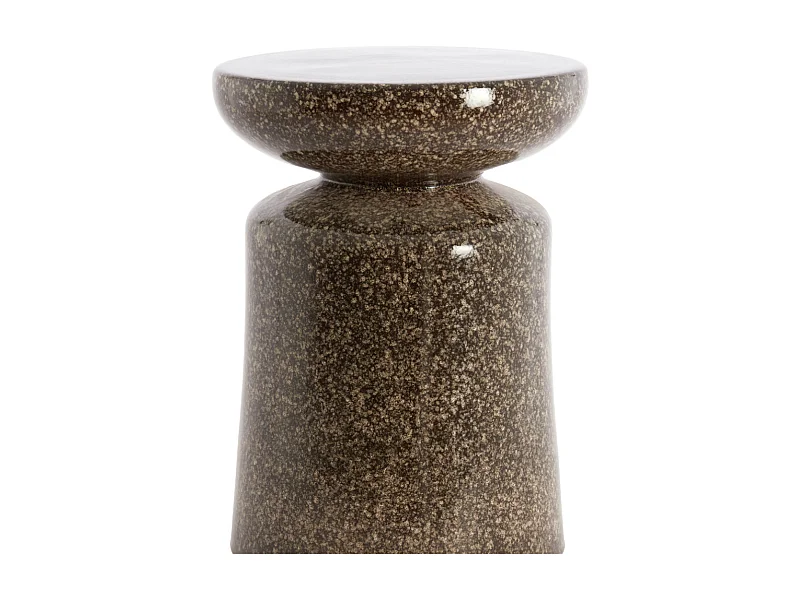 Table d'appoint KOTOR - Ø33,5x45 cm - Marron