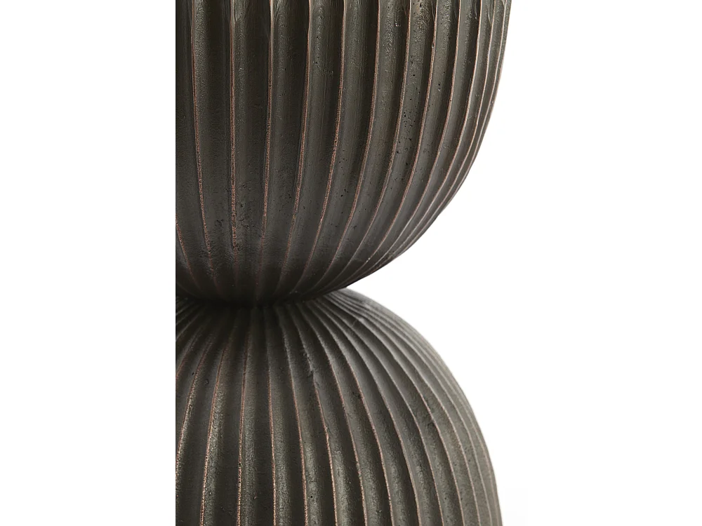 Bijzettafel MIZURINA - Ø39x49 cm - Brons