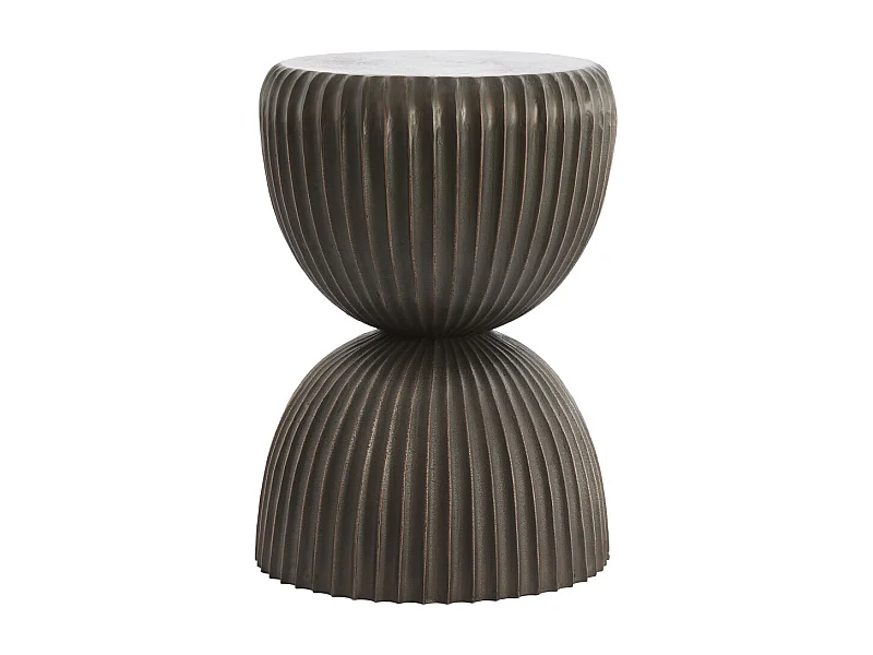 Bijzettafel MIZURINA - Ø39x49 cm - Brons