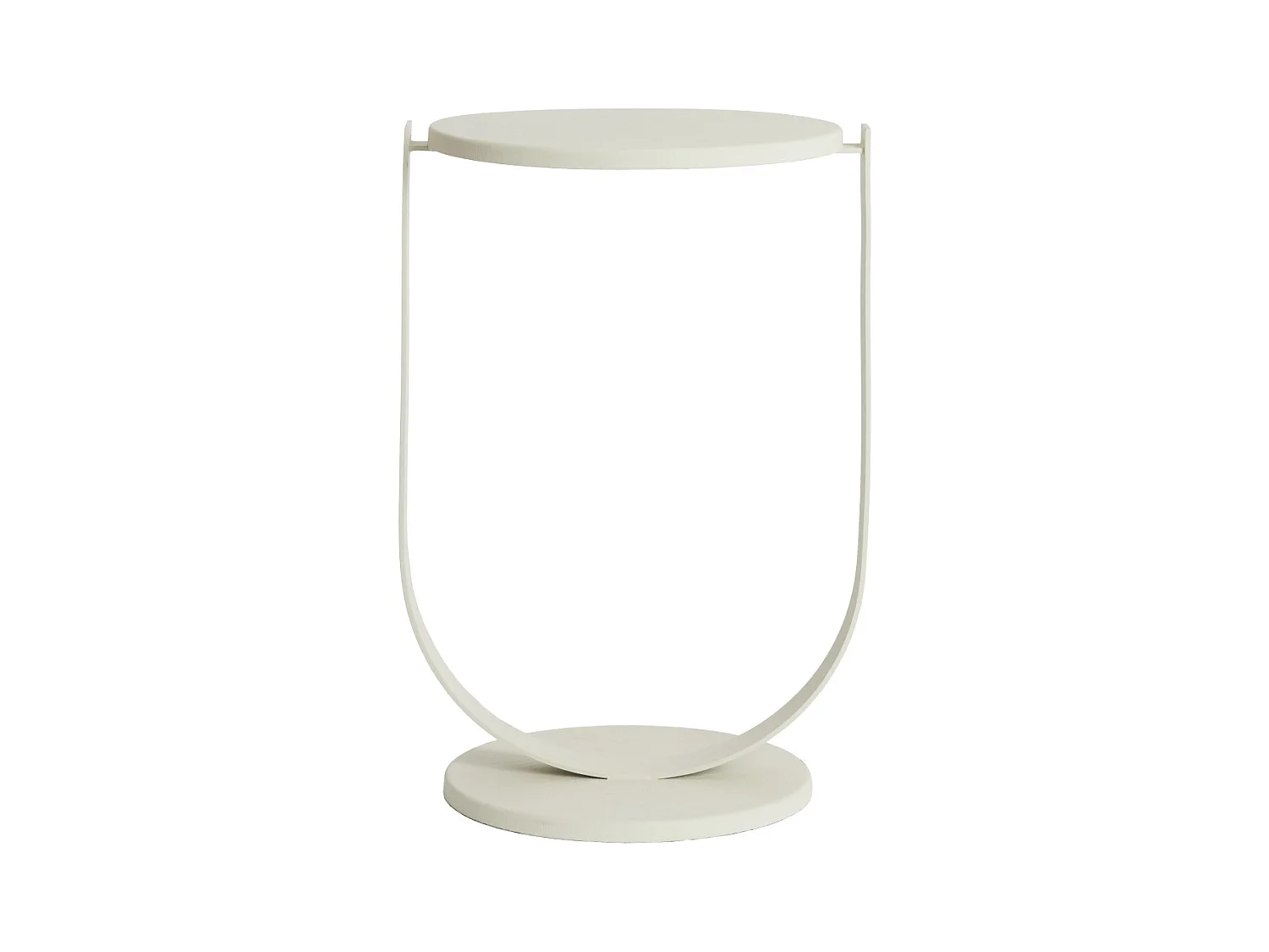 Table d&#039;appoint TRIANA - Ø45x65,5 cm - Blanc