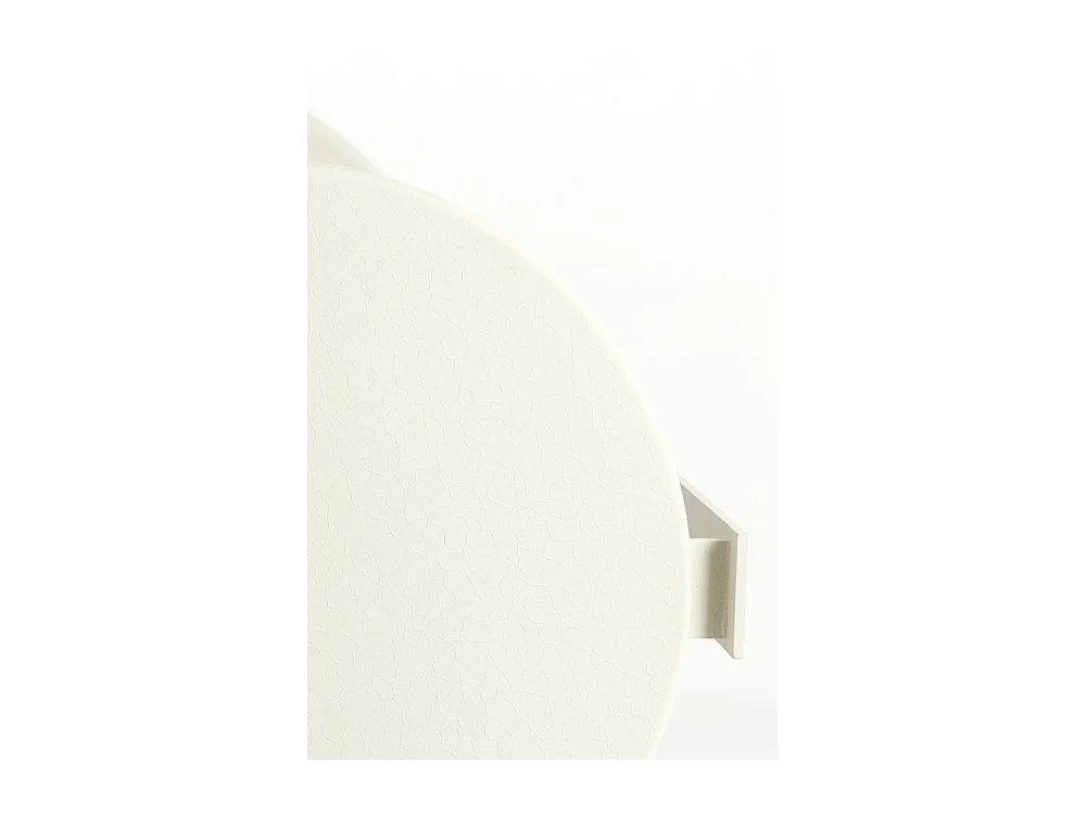 Table d&#039;appoint TRIANA - Ø45x65,5 cm - Blanc
