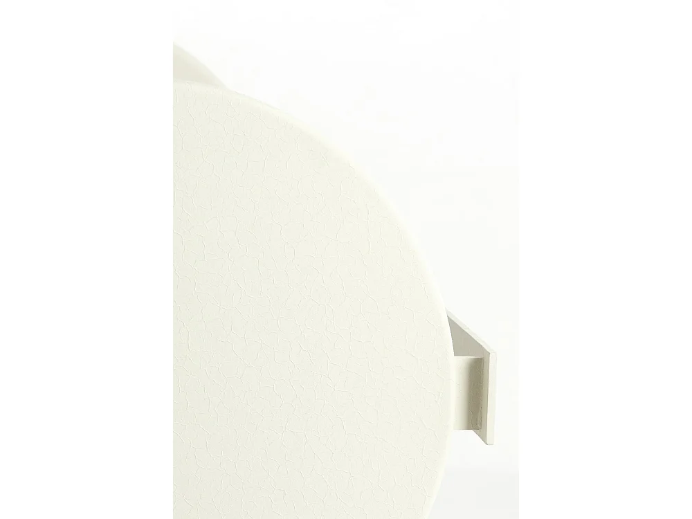 Bijzettafel TRIANA - Ø45x65.5 cm - Wit